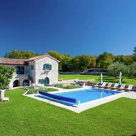 Villa On Krk With Pool And Outdoor Kitchen Strilčići